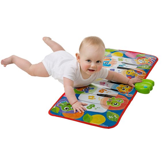 playgro Klavier-Spielmatte mit Tiergeräuschen - Jumbo Jungle