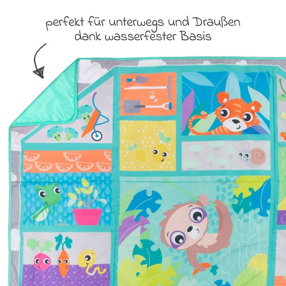 playgro Krabbeldecke / Spielmatte zum Mitnehmen 100 x 150 cm