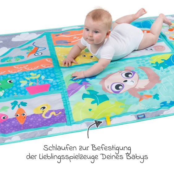 playgro Krabbeldecke / Spielmatte zum Mitnehmen 100 x 150 cm
