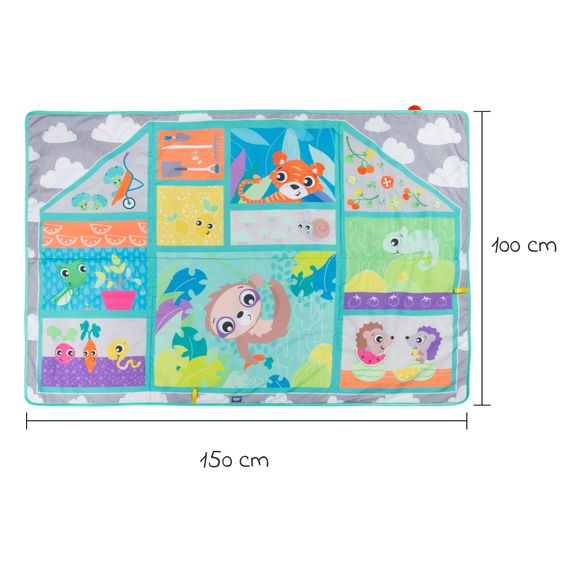 playgro Krabbeldecke / Spielmatte zum Mitnehmen 100 x 150 cm