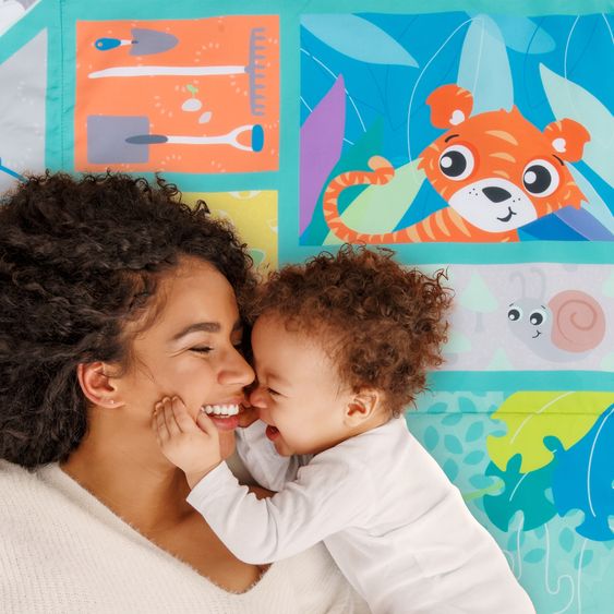 playgro Krabbeldecke / Spielmatte zum Mitnehmen 100 x 150 cm