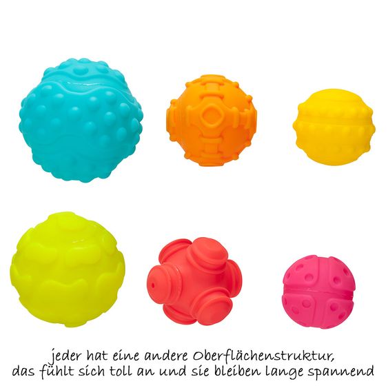 playgro Mix di palline motorie Confezione da 6
