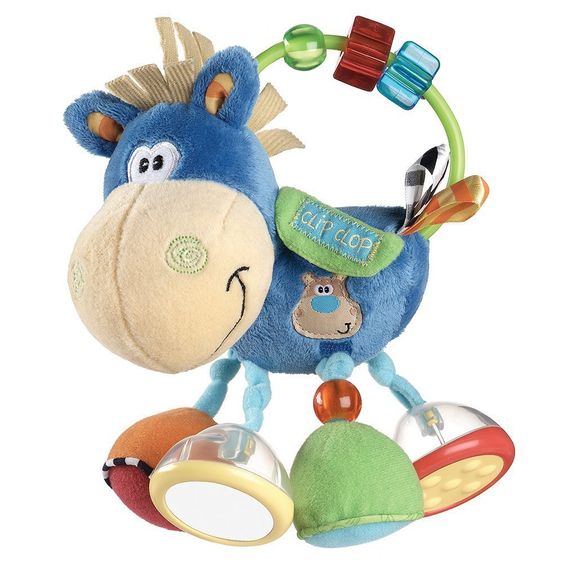 playgro Cavallo a sonagli Clap Clap - Blu