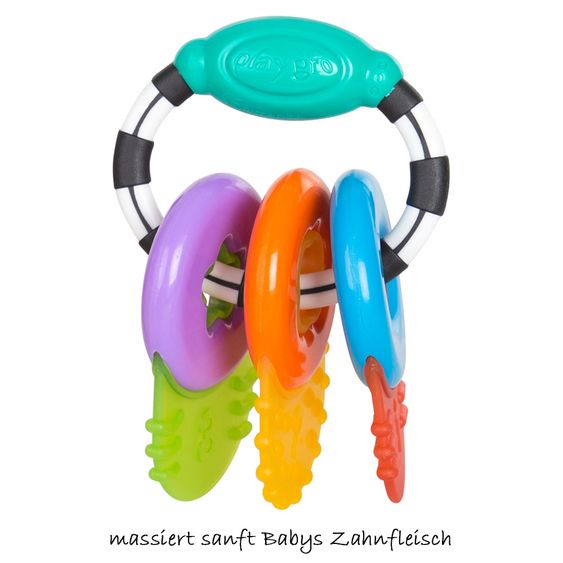playgro Spiel- und Geschenkset Activity Pack mit Rassel und Beißring