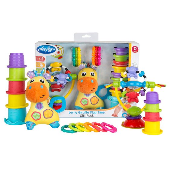 playgro Spiel- und Geschenkset - Jerry Giraffe