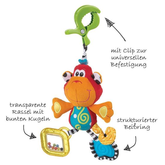 playgro Play animal to hang monkey