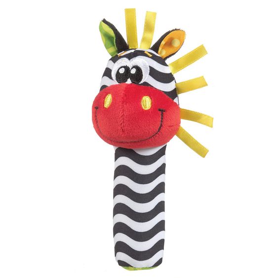 playgro Stabgreifling mit Quietscher - Zebra