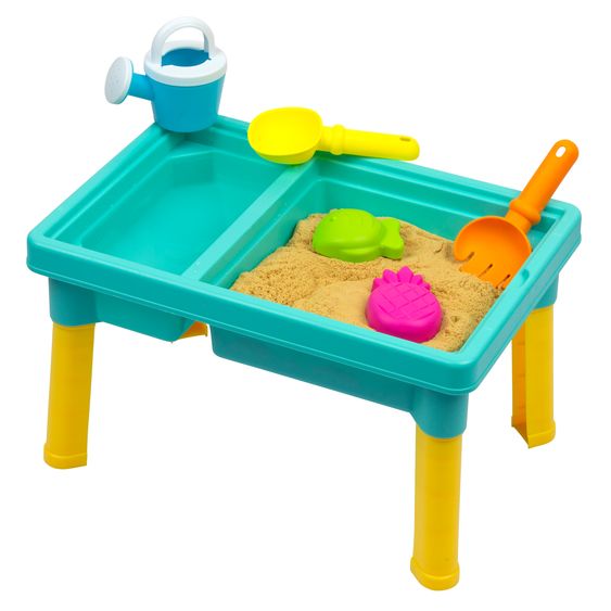 playgro Tavolo da gioco con acqua e sabbia con 5 accessori
