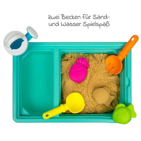 playgro Tavolo da gioco con acqua e sabbia con 5 accessori
