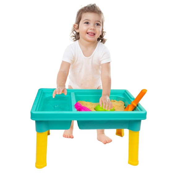 playgro Tavolo da gioco con acqua e sabbia con 5 accessori
