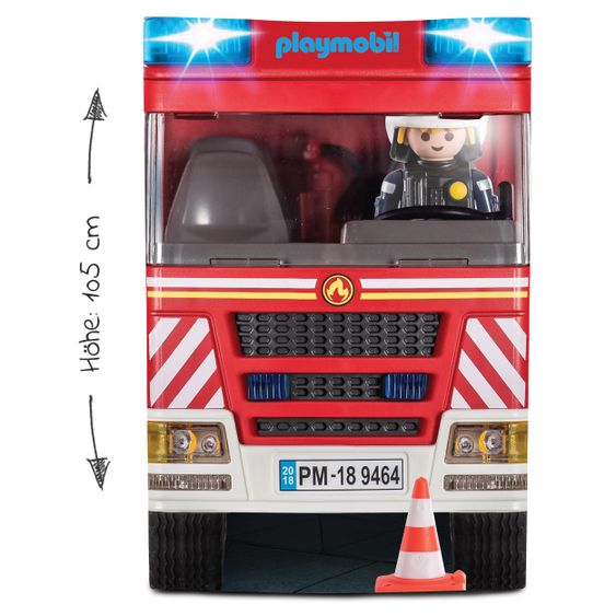 Playmobil Spielzelt Feuerwehr Auto - 145x68 cm
