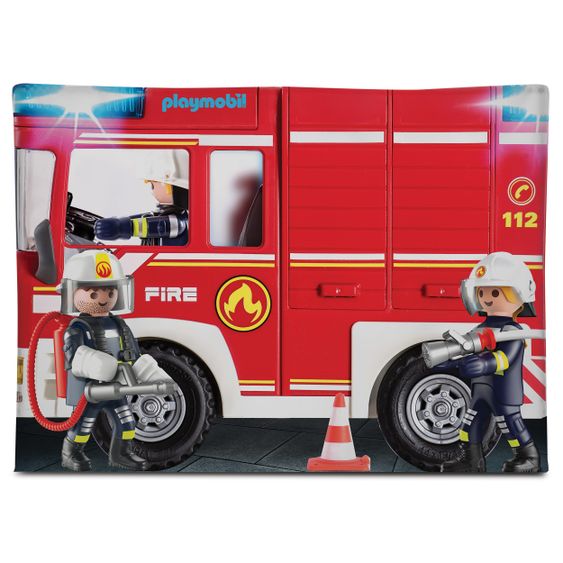 Playmobil Spielzelt Feuerwehr Auto - 145x68 cm