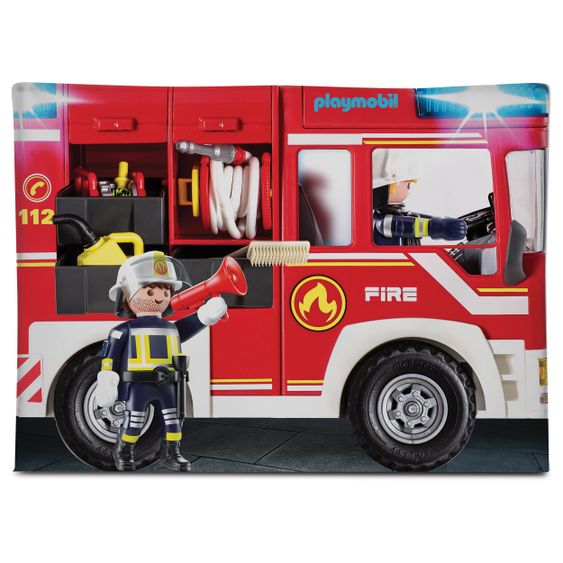 Playmobil Spielzelt Feuerwehr Auto - 145x68 cm