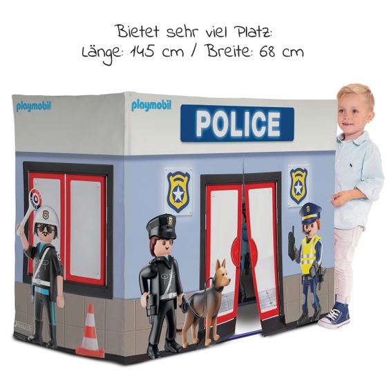 Playmobil Tenda da gioco Stazione di Polizia - 145x68 cm