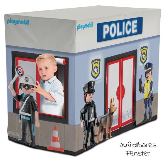 Playmobil Tenda da gioco Stazione di Polizia - 145x68 cm