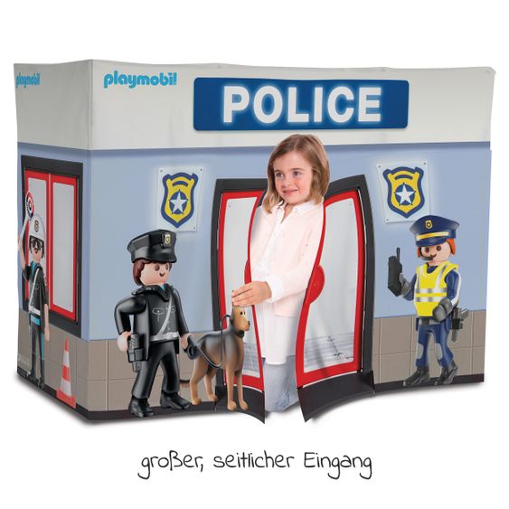 Playmobil Tenda da gioco Stazione di Polizia - 145x68 cm