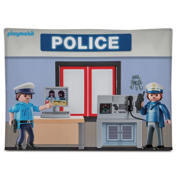 Playmobil Tenda da gioco Stazione di Polizia - 145x68 cm