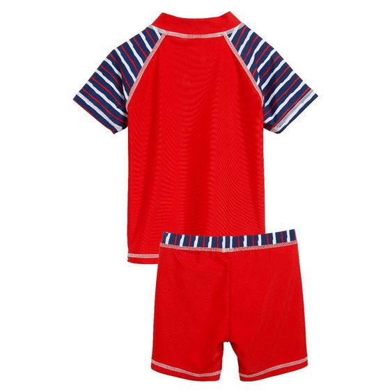 Playshoes 2-tlg. Bade-Set Taucher - Rot - Gr. 74/80