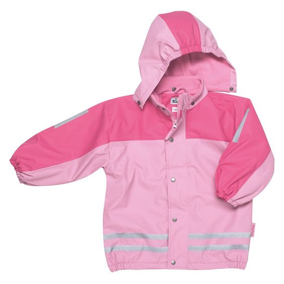 Playshoes 2-tlg. Regen-Anzug mit Fleecefutter - Rose Pink - Gr. 92