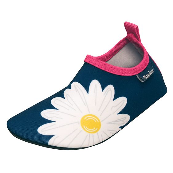Playshoes Aqua-Slipper - Margerite Dunkelblau - Gr. 18/19
