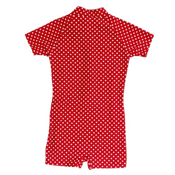 Playshoes Bade-Einteiler Punkte - Rot - Gr. 74 / 80