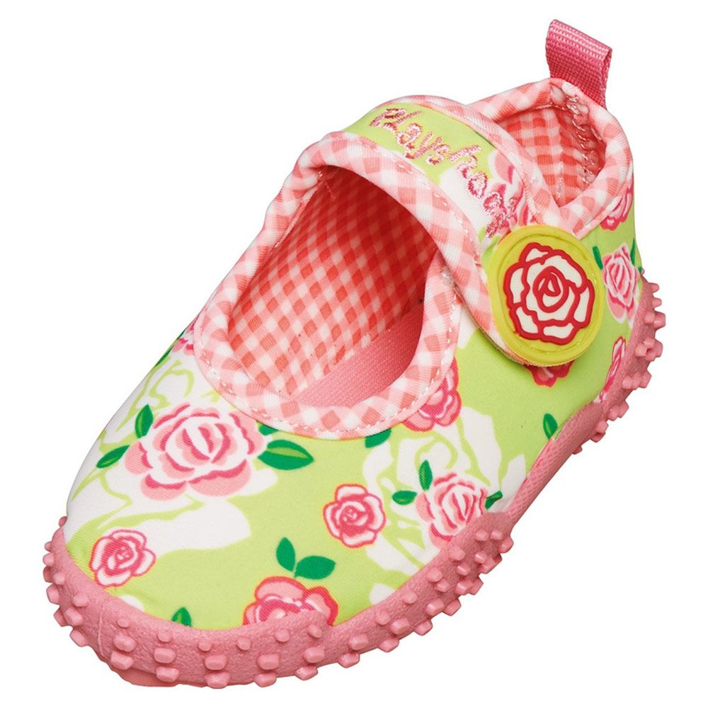Playshoes Bade-Schuh Rose - Grün Rosa - Gr. 20/21