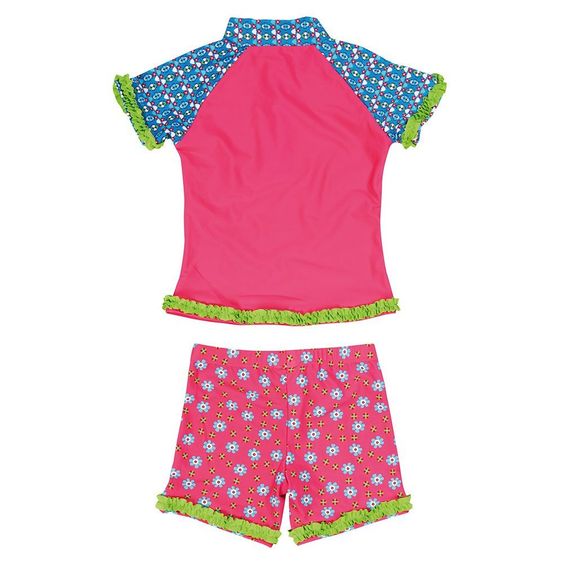 Playshoes Bade-Set 2-tlg. Blumen Gr. 86/92 - Pink