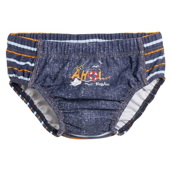 Playshoes Bade-Windelhose Ahoi - Dunkelblau - Gr. 62/68