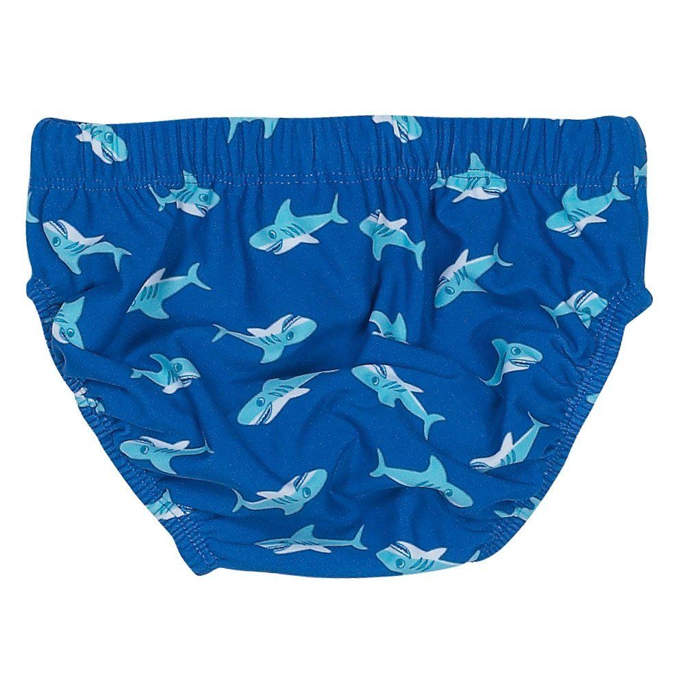 Playshoes Bade-Windelhose Hai - Blau - Gr. 62 / 68