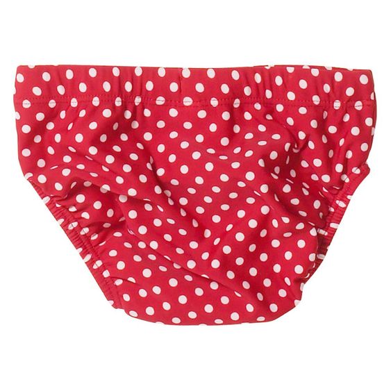 Playshoes Bade-Windelhose Punkte - Rot - Gr. 62 / 68
