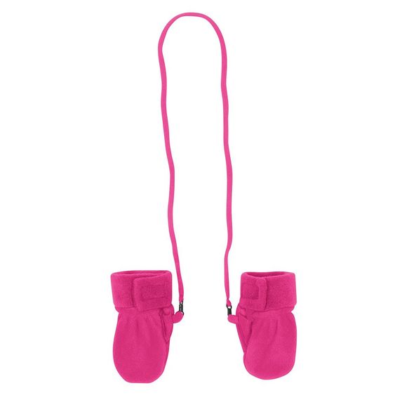 Playshoes Guanti in pile senza pollice - Rosa - Taglia 0-6 mesi