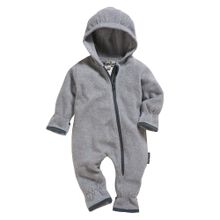 Fleece-Overall - Grau - Gr. 68