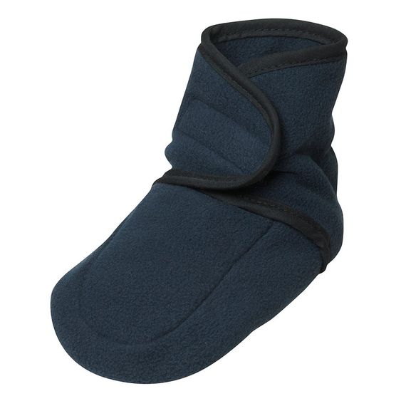 Playshoes Fleece-Schuh mit Klettverschluss - Marine - Gr. 18 / 19