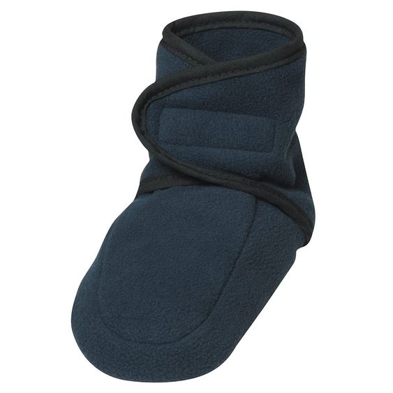 Playshoes Scarpa in pile con chiusura a velcro - Navy - Taglia 18 / 19