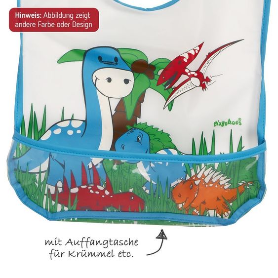 Playshoes Folien-Klettlätzchen - Erdbeeren Allover