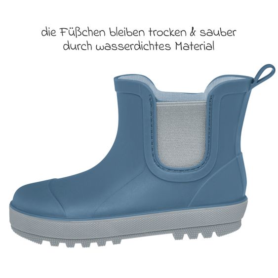 Playshoes Gummistiefel Halbhoch - Marine - Gr. 23