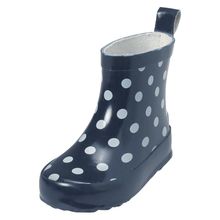 Rubber boots half high - dots - blue - size 20