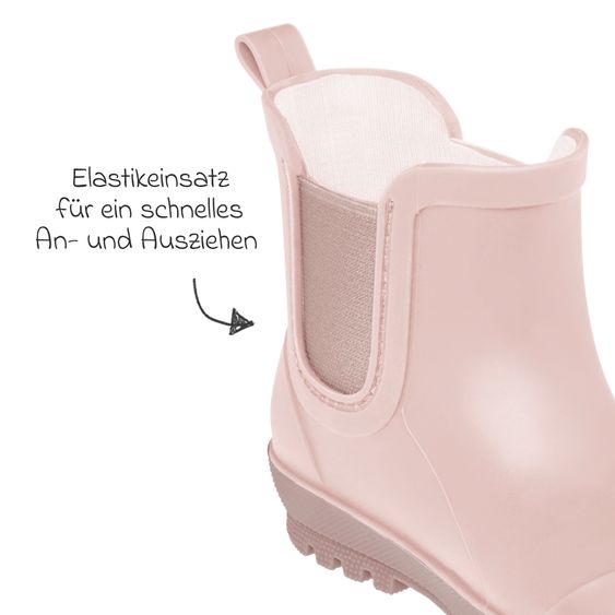 Playshoes Gummistiefel Halbhoch - Rosa - Gr. 20