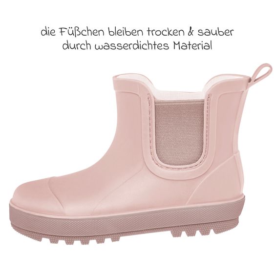 Playshoes Gummistiefel Halbhoch - Rosa - Gr. 22