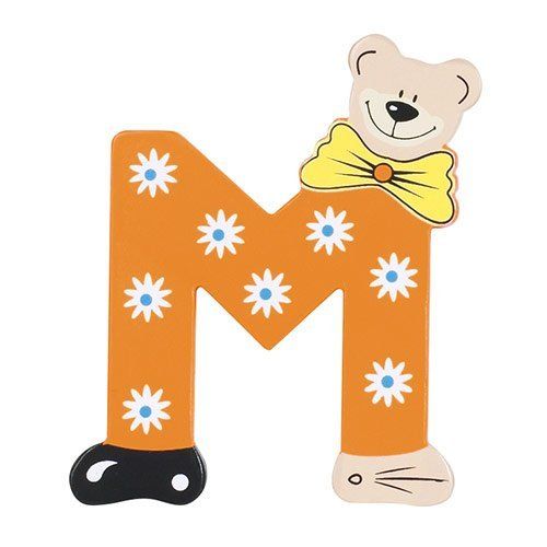 Playshoes Wooden letter M - bear