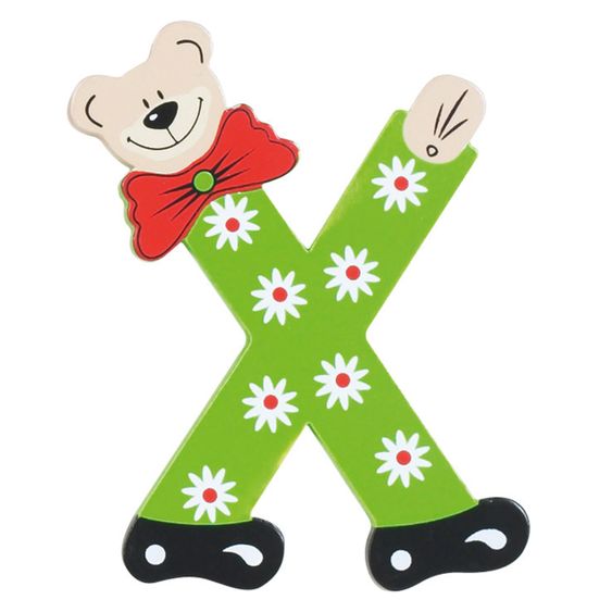 Playshoes Wooden letter X - bear