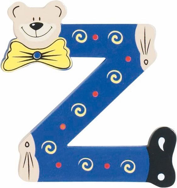 Playshoes Holzbuchstabe Z - Bär