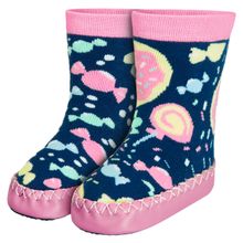 Hüttenschuh - Bonbons Marine Rosa - Gr. 18/19