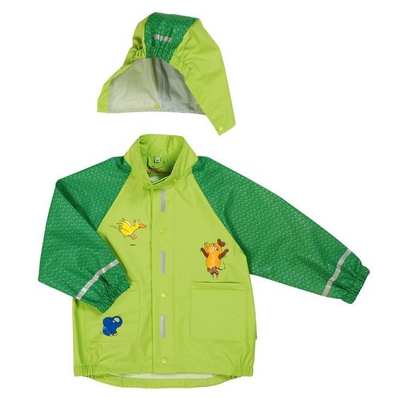 Playshoes Regen-Jacke Die Maus - Grün - Gr. 80