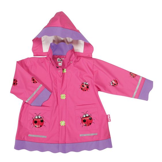 Playshoes Regen-Jacke Glückskäfer - Pink - Gr. 80
