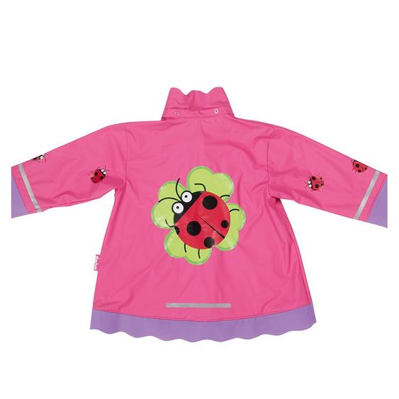 Playshoes Regen-Jacke Glückskäfer - Pink - Gr. 80