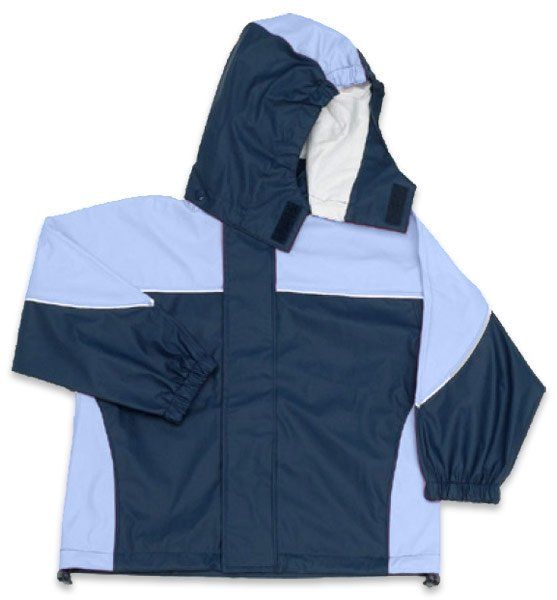 Playshoes Regen-Jacke - Marine Hellblau - Gr. 80