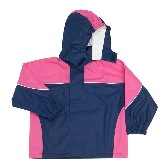 Playshoes Regen-Jacke - Marine Pink - Gr. 80