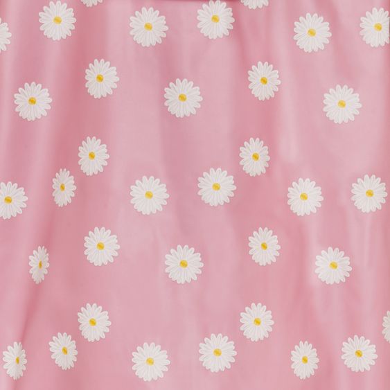 Playshoes Regen-Jacke mit Reflektoren - Margeriten - Rosa - Gr. 80