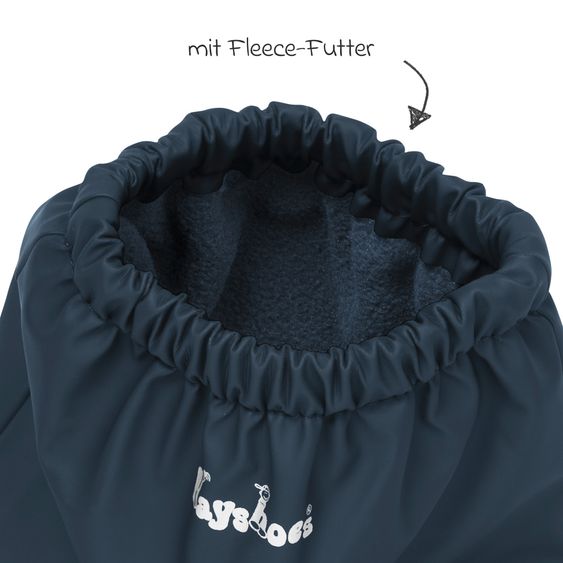 Playshoes Rain booties with fleece lining - Navy - Size S
